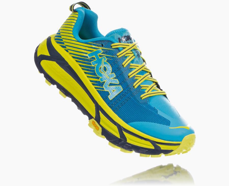 Hoka Australia One One EVO Mafate 2 - Mens Trail Shoes Blue/Green - NRDXA-8349